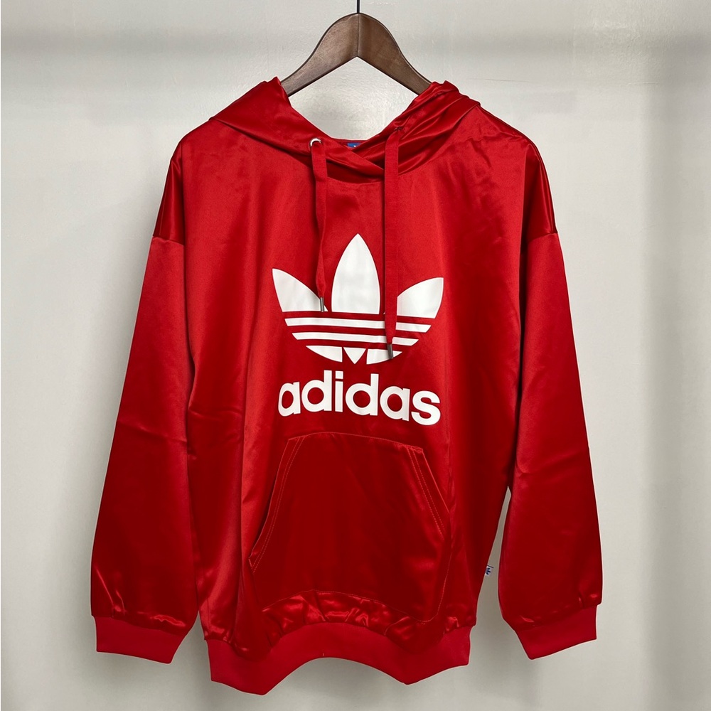 Adidas original Trefoil red hoodie
